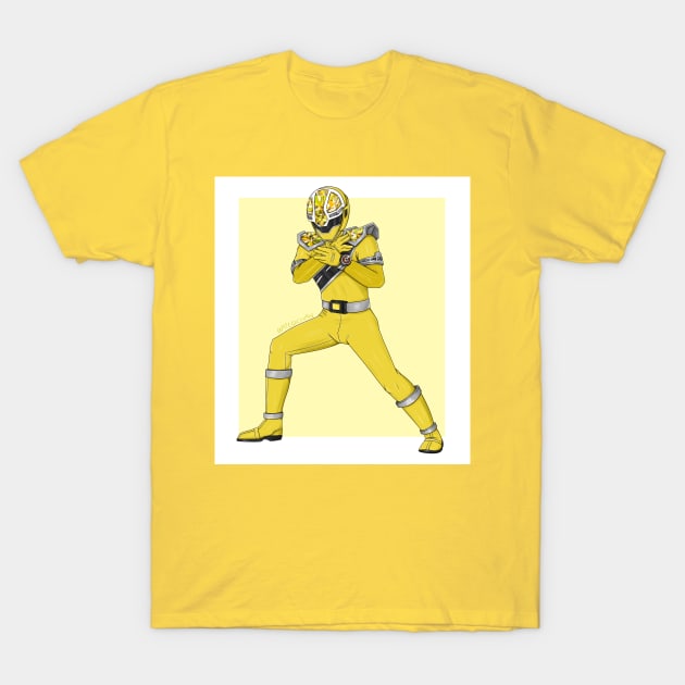 Yellow Shooter T-Shirt by waitochan